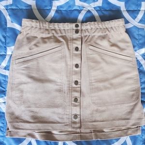 BCBG MaxAzria suede mini skirt